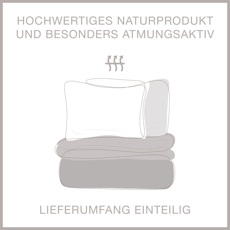 Mako-Satin Kissenbezug aus 100% Baumwolle | Farbe Rosenholz| 40 x 80 cm