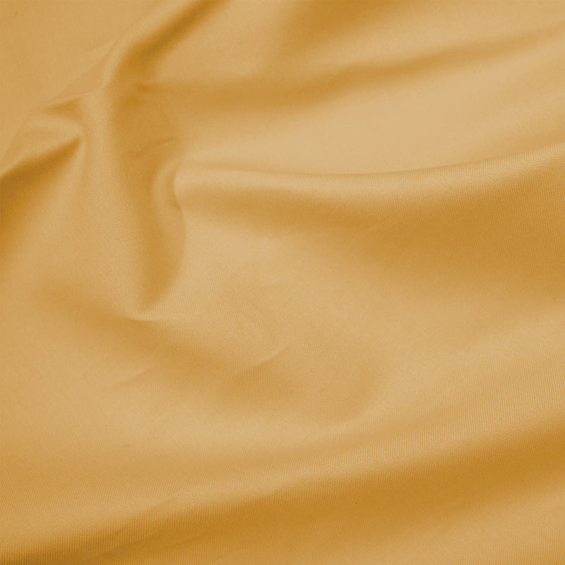 Mako-Satin Bettwäsche aus 100% Baumwolle | Farbe Senf Gelb|