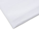 Bettwäsche Set Weiß - Lindau Damast Streifsatin 25 mm, 100 % Baumwolle, Hotelverschluss mit Bogenabnäher