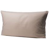 Bettwäsche Set Vancouver Taupe Damast Streifsatin 2 mm, 80 % Baumwolle / 20 % Polyester, Hotelverschluss