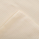 Bettwäsche Set Sekt - Laurens Damast Streifsatin 2 mm, 100 % Baumwolle, Hotelverschluss