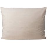 Renforcé-Seersucker Bettwäsche Set Perle mit waffelartigem 1/1 cm Streifen, 100% Baumwolle, Hotelverschluss