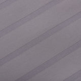 Bettwäsche Set Anthrazit - Vion Damast Streifsatin 6/24 mm, 80 % Baumwolle / 20 % Polyester, Hotelverschluss
