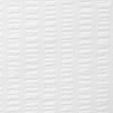 Renforcé-Seersucker Bettwäsche Set Weiß mit waffelartigem 1/1 cm Streifen, 100% Baumwolle, Hotelverschluss