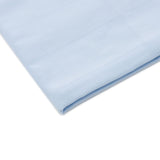 Bettwäsche Set Hellblau - Lindau Damast Streifsatin 25 mm, 100 % Baumwolle, Hotelverschluss mit Bogenabnäher