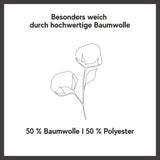Bettwäsche Set Hellblau - Leominster Damast Streifsatin 28 mm, 50 % Baumwolle / 50 % Polyester, Hotelverschluss mit Bogenabnäher