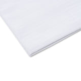 Bettwäsche Set Weiß - Lisieux Damast Streifsatin 4 mm, 100 % Baumwolle, Hotelverschluss