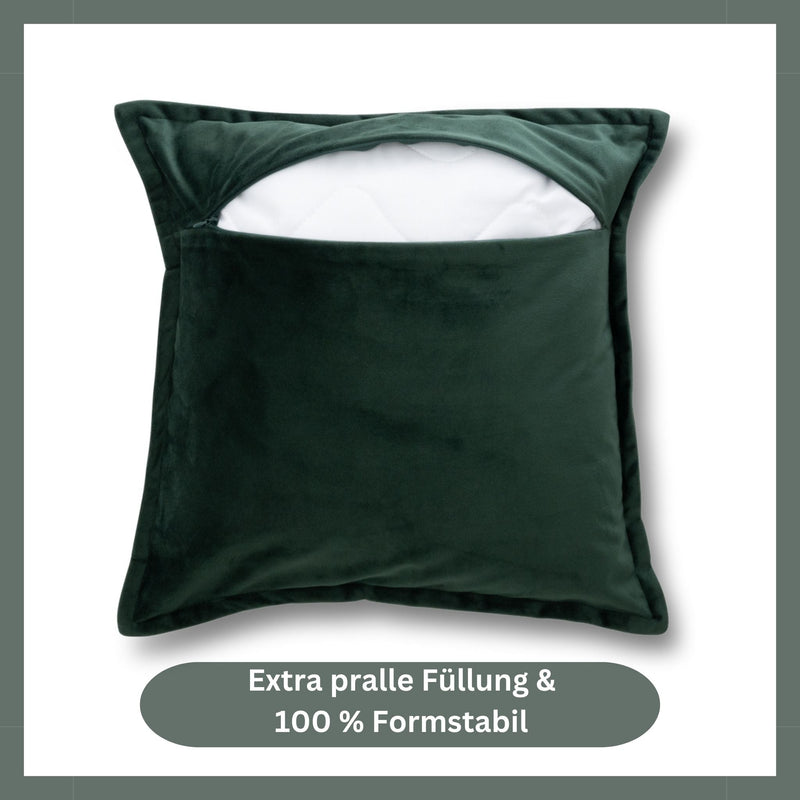 2er Set Kissenfüllungen 50x50cm - Waschbare Polyester Innenkissen