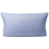 Bettwäsche Set Blau - Laurens Damast Streifsatin 2 mm, 100 % Baumwolle, Hotelverschluss