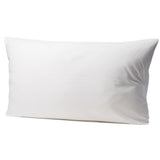 Bettwäsche Set Vancouver Weiß Damast Streifsatin 2 mm, 80 % Baumwolle / 20 % Polyester, Hotelverschluss
