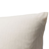 Bettwäsche Set Sekt - Veria Damast Streifsatin 2/12  mm, 80 % Baumwolle / 20 % Polyester, Hotelverschluss