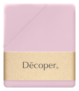 Mako-Feinjersey Spannbettlaken aus 100% Baumwolle | FARBE Rose |
