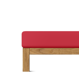 Mako-Feinjersey Spannbettlaken aus 100% Baumwolle | FARBE ROT |