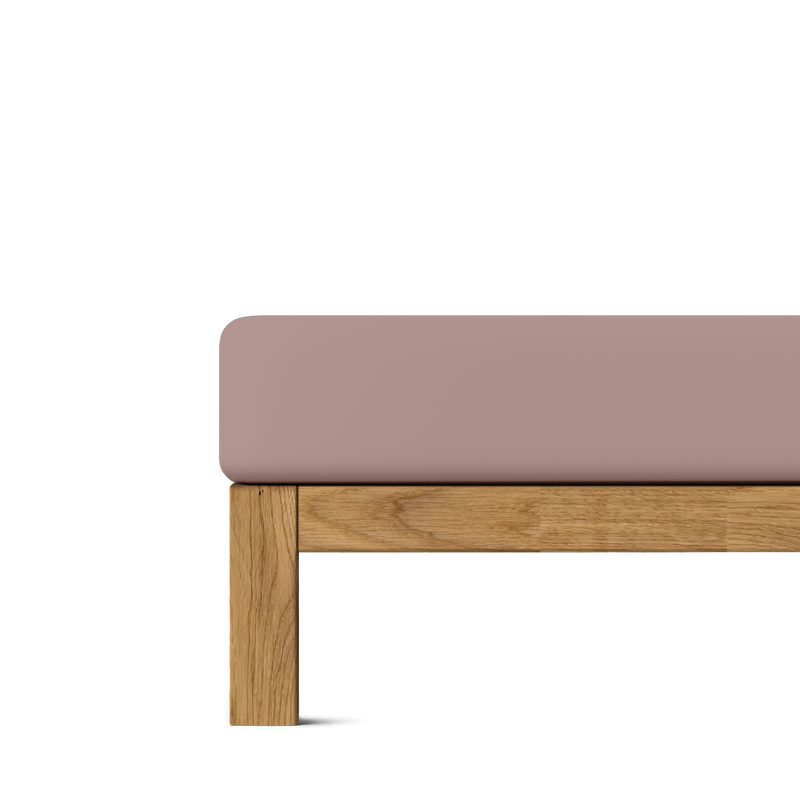 Mako-Feinjersey Spannbettlaken aus 100% Baumwolle | FARBE NOUGAT |