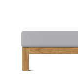 Mako-Feinjersey Spannbettlaken aus 100% Baumwolle | FARBE GRANIT |