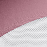 Mako-Feinjersey Spannbettlaken aus 100% Baumwolle | FARBE ROSENHOLZ |