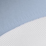 Mako-Feinjersey Spannbettlaken aus 100% Baumwolle | FARBE BLUESKY |