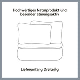Perkal Bettwäsche-Set Chalet Karo Blau aus 100% Baumwolle