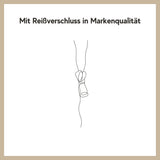 Perkal Bettwäsche-Set Chalet Karo Taupe aus 100% Baumwolle