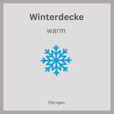Daunendecke -  100% Daunen - feinster Daunen-Batist - WARM