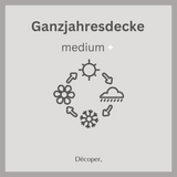 Daunendecke -  90% Daunen / 10% Federn - NORMAL