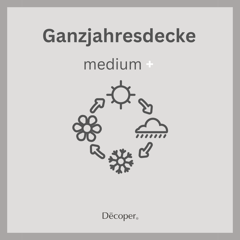 Daunendecke -  90% Daunen / 10% Federn - NORMAL