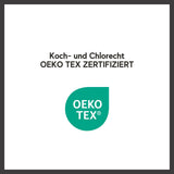 Renforcé-Seersucker Bettwäsche Set Grau mit waffelartigem 1/1 cm Streifen, 100% Baumwolle, Hotelverschluss