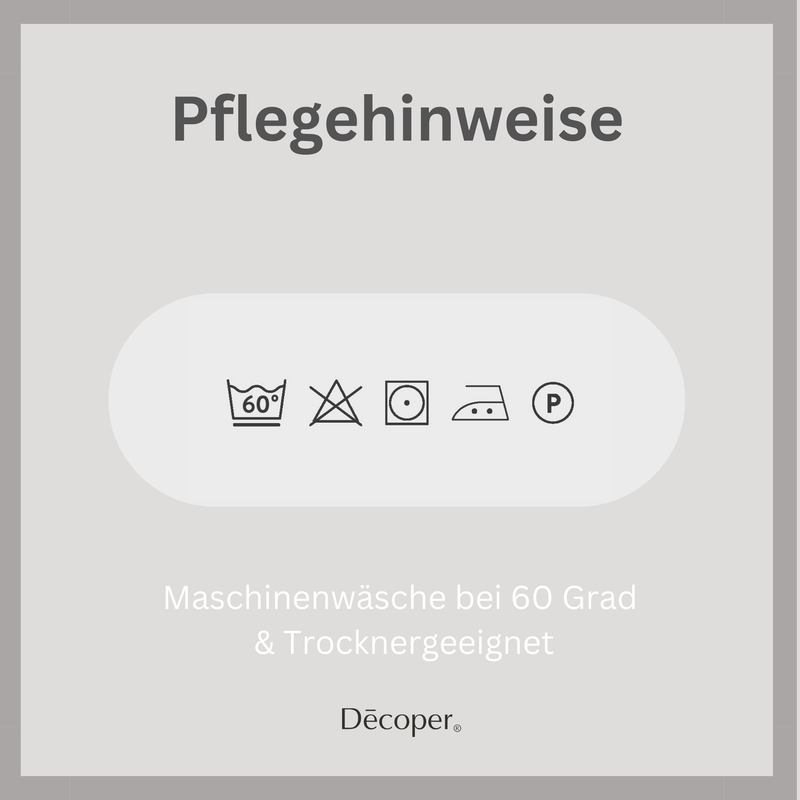Faserkissen Faserbällchen Decoper® , Füllung: 100% Polyester, Bezug: 100% Baumwolle