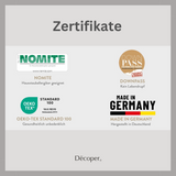 3-KAMMERKISSEN -  90% Daunen / 10% Federn - BEZUGSTOFF: feinster Mako-Batist