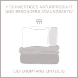 Mako-Satin Kissenbezug aus 100% Baumwolle | Farbe Weiß | 40 x 80 cm