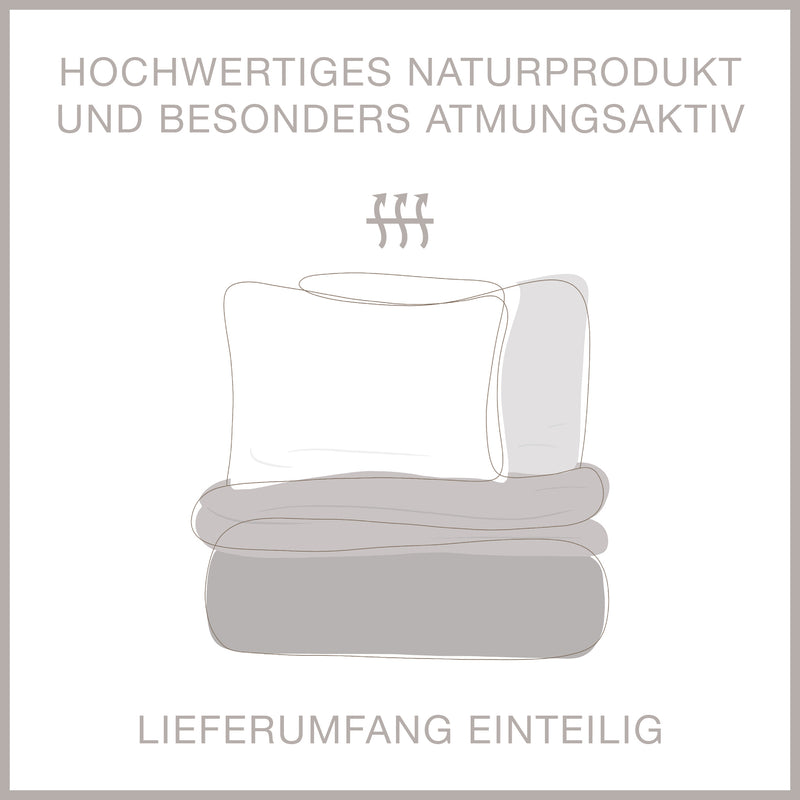 Mako-Satin Kissenbezug aus 100% Baumwolle | Farbe Weiß | 40 x 80 cm