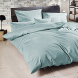 MAKO-SATIN KISSENBEZUG AUS 100% BAUMWOLLE | FARBE GRAUGRÜN |