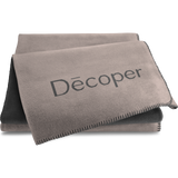 Wohndecke Taupe Anthrazit Decoper® 150 x 200 cm