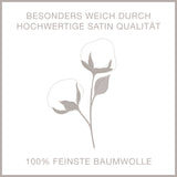 Mako-Satin Bettwäsche aus 100% Baumwolle | Farbe Senf Gelb|