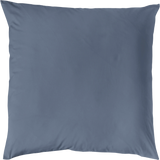 MAKO-SATIN KISSENBEZUG AUS 100% BAUMWOLLE | FARBE DENIM| 80 X 80 CM