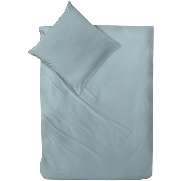 Mako-Satin Bettwäsche aus 100% Baumwolle | Farbe Graugrün |