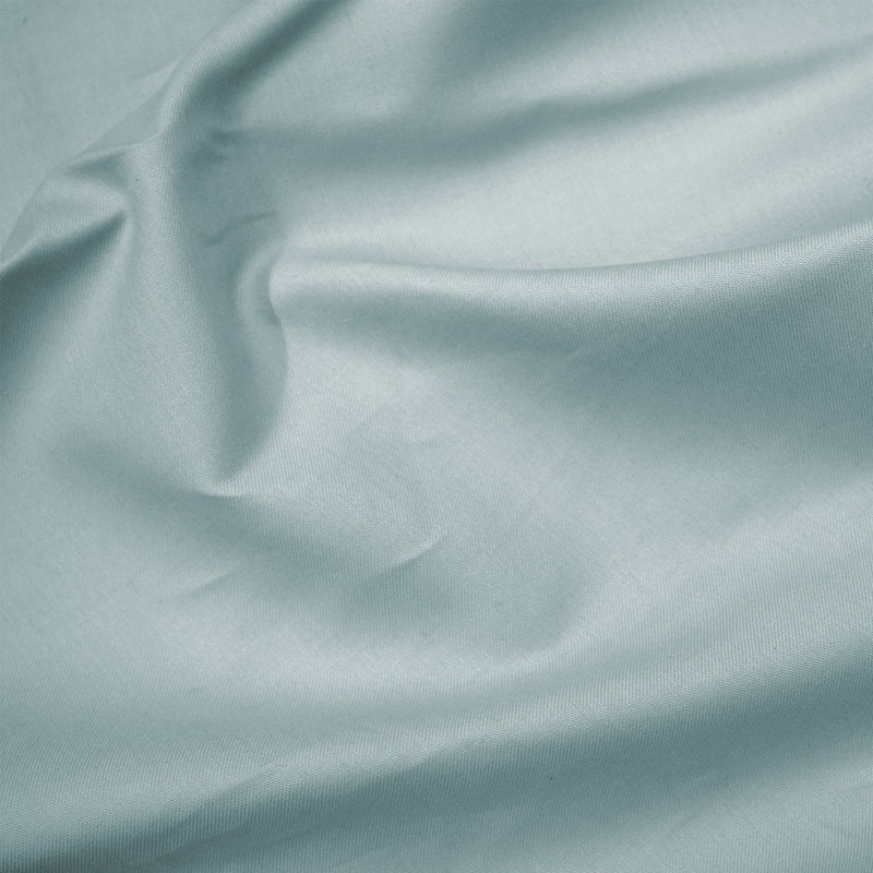 Mako-Satin Kissenbezug aus 100% Baumwolle | Farbe Graugrün | 40 x 80 cm