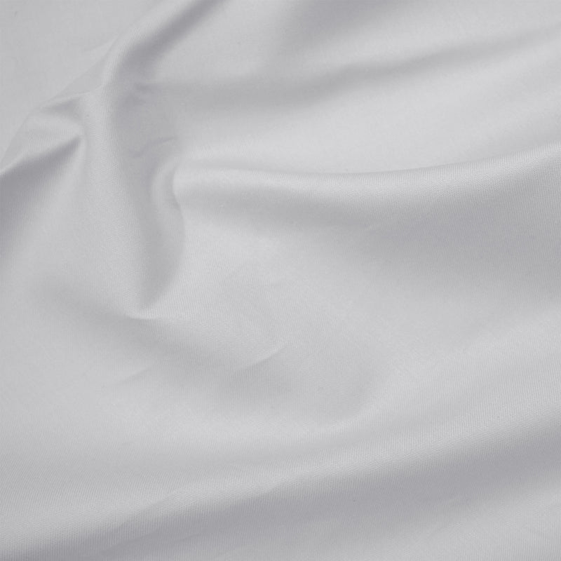 Mako-Satin Kissenbezug aus 100% Baumwolle | Farbe Silber | 40 x 80 cm
