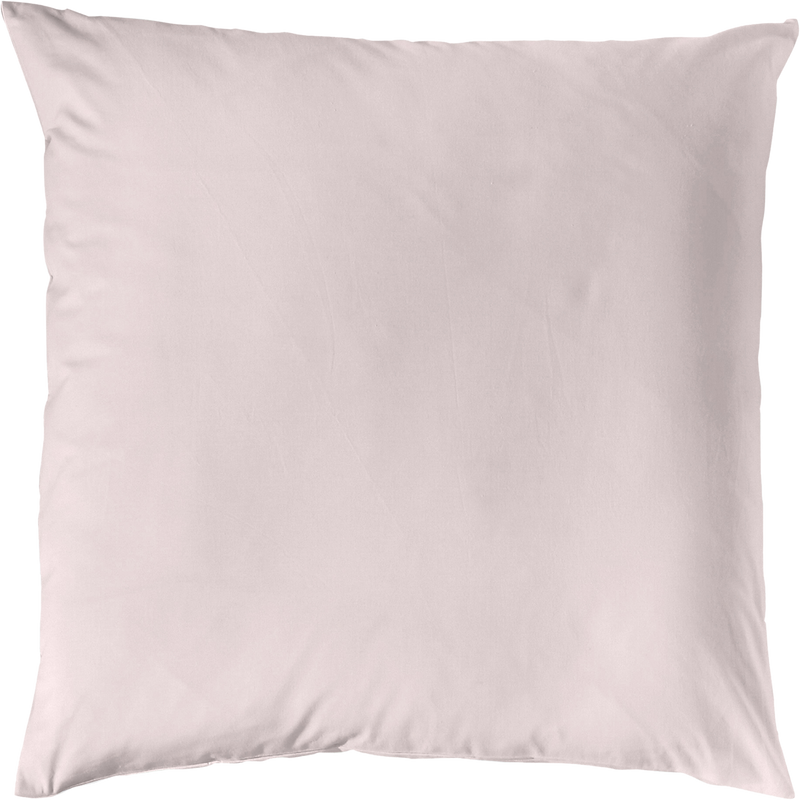 MAKO-SATIN KISSENBEZUG AUS 100% BAUMWOLLE | FARBE PUDER| 80 X 80 CM