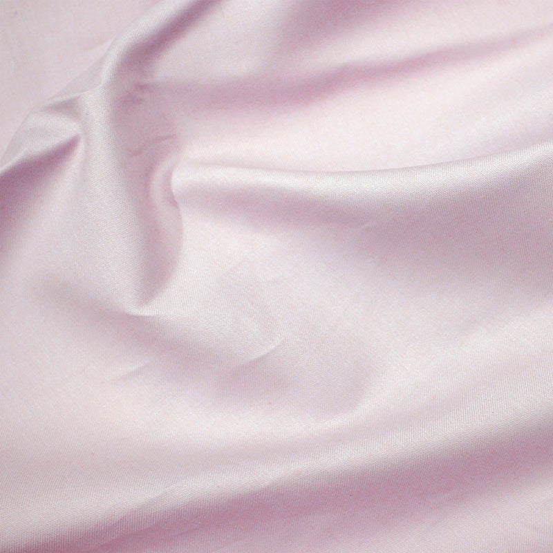 Mako-Satin Kissenbezug aus 100% Baumwolle | Farbe Puder | 40 x 80 cm