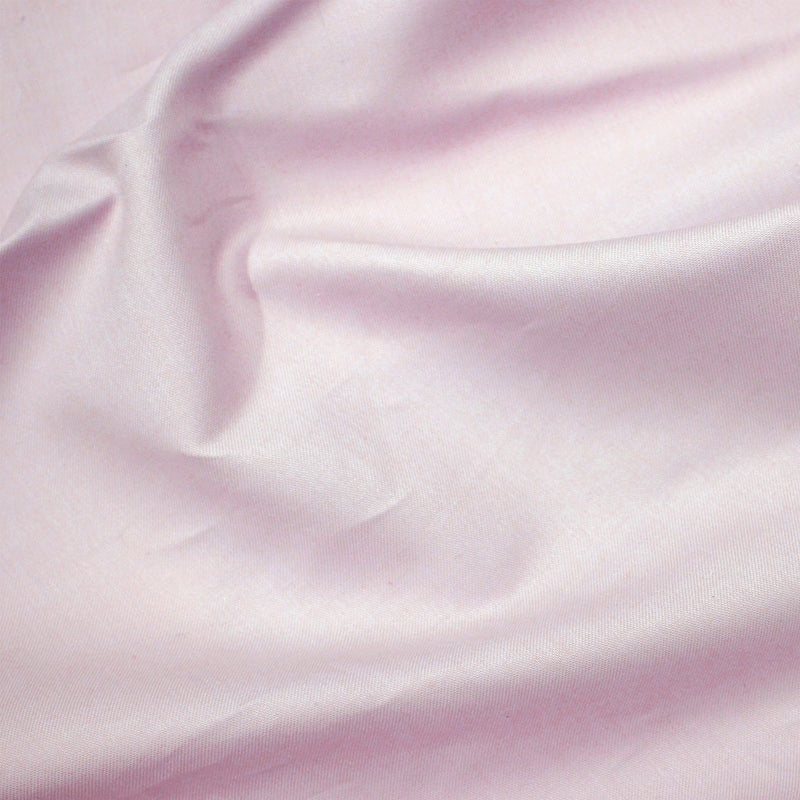 Mako-Satin Bettwäsche aus 100% Baumwolle | Farbe Puder Rosa Hell |