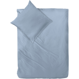 Mako-Satin Bettwäsche aus 100% Baumwolle | Farbe Rauchblau Blau Hell |