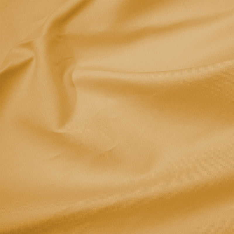 Mako-Satin Bettwäsche aus 100% Baumwolle | Farbe Senf Gelb|