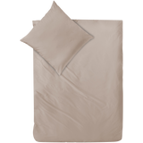 Mako-Satin Bettwäsche aus 100% Baumwolle | Farbe Taupe Beige |