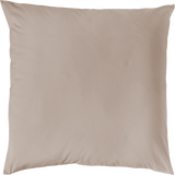 MAKO-SATIN KISSENBEZUG AUS 100% BAUMWOLLE | FARBE TAUPE