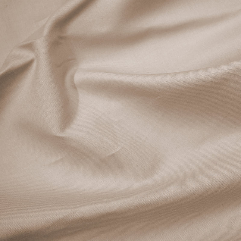 Mako-Satin Kissenbezug aus 100% Baumwolle | Farbe Taupe | 40 x 80 cm