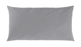 Mako-Satin Kissenbezug aus 100% Baumwolle | Farbe Graphit | 40 x 80 cm