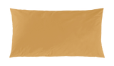 Mako-Satin Kissenbezug aus 100% Baumwolle | Farbe Senf | 40 x 80 cm