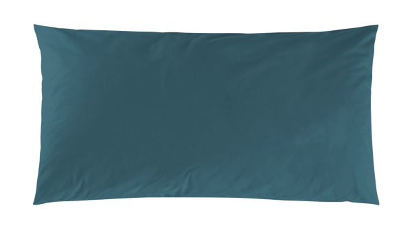 Mako-Satin Kissenbezug aus 100% Baumwolle | Farbe Smaragd | 40 x 80 cm