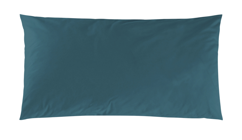 Mako-Satin Kissenbezug aus 100% Baumwolle | Farbe Smaragd | 40 x 80 cm